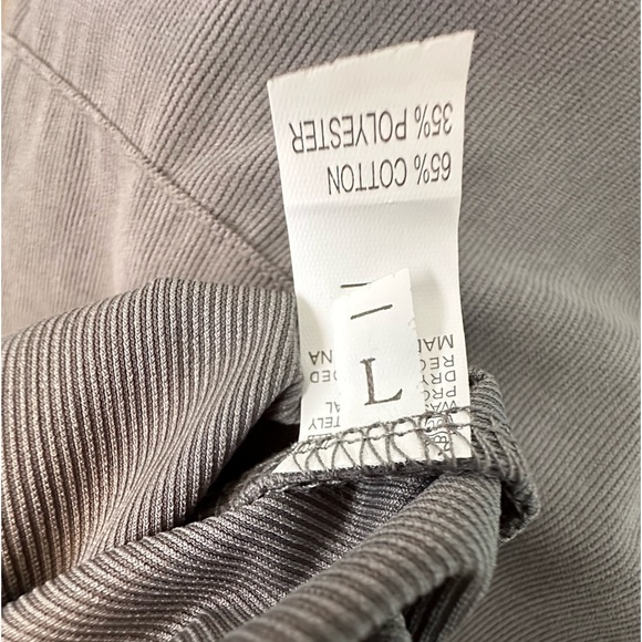 Gray Corduroy Wide Leg Pants With Pockets Size Large BNWOT - Picture 7 of 7